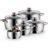 WMF Súprava hrncov s pokrievkami Quality One 9 ks 1,7/2/3,3/4/6,8L indukcia