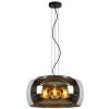 Lucide Lucide OLIVIA - Pendant light - D50 cm - 3xE27/40W - Smoke Grey 45401/50/65