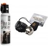 Hubársky balíček proti medveďom TETRAO - Bear spray 150 ml USA edition + rolnička