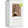 Easytoys Metal No.8 ružové análne dildo v tvare srdca zlaté 3 5 cm