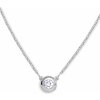 Brilio Silver Strieborný náhrdelník s kubickým zirkónom 476 001 00124 04