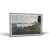 Claude Monet Claude Monet - La Seine À Argenteuil | Obraz Vintessia v ráme Rozmery obdĺžnik: 50x75, Rám: Čierny matný-alu