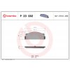 Sada brzdových platničiek, vždy 4 kusy v sade BREMBO P 23 002 (P23002)