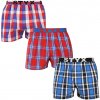 3PACK pánske trenky Styx športová guma viacfarebné (3B110709) S