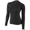 COOL NANO tričko dlhý rukáv V .dámske .3XL .čierna