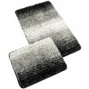 Brotex Kúpeľňová súprava predložiek SILVER 60x100+60x50cm sivá/čierna