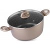 Hrniec MagicHome Coffee Brown Line, 24 cm, 4000 ml, s pokrievkou