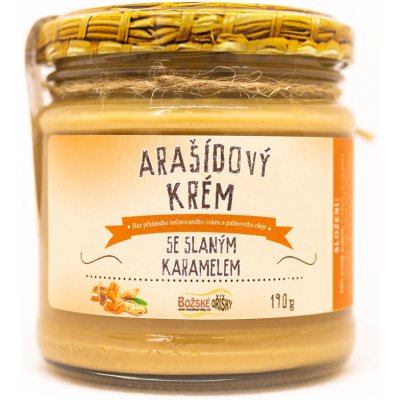 Božské oříšky Arašidový krém so slaným karamelom 190 g