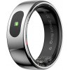 Powerton Smart RING PRO stříbrný, tepová frekvence, saturace, monitor spánku, aktivita, velikost 11,