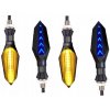 4 X LED SMEROVKA MOTOCYKLA SKÚTRA ŠTVORKOLKA MOTOCYKEL DYNAMICKÝ ATEST