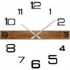 SENTOP Minimalistické drevené hodiny do obývačky - ROKLAKLES 4652 MAS023-3072 analógové