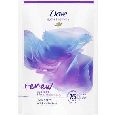 Dove Bath Therapy Renew soľ do kúpeľa 400 g