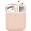 AppleKing matný silikónový obal pre AirPods 1 / 2 - pieskovo ružový - možnosť vrátiť tovar ZADARMO do 30tich dní