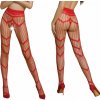 Pančuchy Passion ECO S006 red - stocking Farba: Červená, Veľkosť: S/M/L