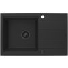 Pyramis Sparta Plus granitový drez 78x48 cm čierna 070175802