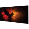 Nástenný panel Čierny drak mraky 100x50 cm