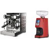 Rocket Espresso Appartamento TCA, copper + Eureka Atom 60, ferrari red