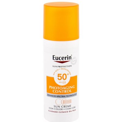 Eucerin Sun Photoaging Control CC Cream Opaľovací prípravok na tvár Medium SPF50+ 50 ml