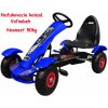 JOKO Šľapacia Motokára na pedály s nafukovacími kolesami F618, voľnobeh, nosnosť 50 kg, modrá