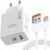 Nabíjačka 120W USB QC3.0 PD rýchle nabíjanie do telefónu a smartfónu
