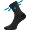 LONKA Ponožky medicine bambusové BROGER 01 antracitové melé (3 páry) 39-42 121028