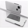 Knižkové puzdro Electroplating Mirror na Xiaomi Redmi 9C -sivá