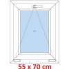 Soft Plastové okno 55x70 cm, sklopné