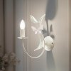 Luminex Nástenné svetlo Summer, biela/zelená/ružová, šírka 11 cm, oceľ - 6283