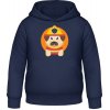 AWDis Detská Mikina s Kapucňu - Pes hasič - Oxfordská modrá - 12 - 13 Rokov - Detské