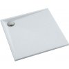 Schedline Libra White Stone štvorcová sprchová vanička 90x90 cm biela 3SP.L1K-9090/B/ST