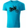 T-ričko Honda Africa Twin XRV 750 pánske tričko Farba trička: Tyrkysová, Veľkosť: L