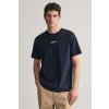 TRIČKO GANT CONTRAST SMALL LOGO TSHIRT EVENING BLUE