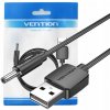 Vention CEYBF Napájací USB a DC 5,5 mm, 1m, černý