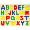 Bino Drevené vkladacie puzzle abeceda