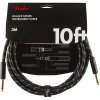 Fender Deluxe Series Instrument Cable, Straight, 3m, Black Tweed