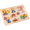 Nakladačka puzzle na stavbe Haba
