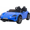 LEAN CARS Elektrické autíčko Porsche Taycan Turbo S - dvojmiestne - modré - 2x90W - 24V/7Ah - 2026