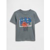 GAP Baby tričko s logom Sivá 12-18M