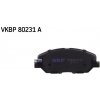 Sada brzdových platničiek kotúčovej brzdy SKF VKBP 80231 A