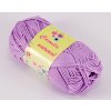 Priadza Camila natural - lila - číslo farby 61