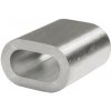 DEMA Hliníkové lisovacie svorky 12 mm, 50 ks