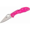 Spyderco C11FPPNS30V Delica 4 Lightweight Pink vreckový nôž 7,4 cm, ružová, FRN