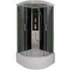Sanotechnik Rakúsko Sanotechnik - QuickLine Vita - sprchový box s hlbokou vaničkou - štvrťkruh 90x90x215cm