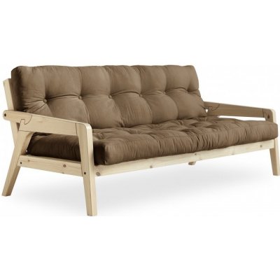 Karup Design GRAB SOFA natural pine z borovice 130*190 cm mocca