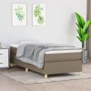 Box spring postel s matrací taupe 90x190 cm textil 3144486