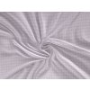 Kvalitex Saténová plachta LUXURY COLLECTION 140x200cm KÁRO fialové