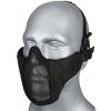 Wosport WST airsoftová ochranná maska ​​STEEL MESH - Čierna