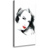 Vertikálny foto obraz na plátne Portrét ženy 50x100 cm