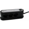 V-TAC Predlžovačka na stôl s prepäťovou ochranou, max.3500W, 2xUSB, IP20