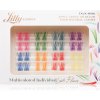 Lilly Lashes Multicolored Individual trsové nalepovacie mihalnice s uzlíkom 32 ks